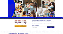 Desktop Screenshot of educationreporting.com