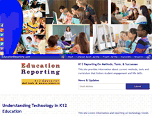 Tablet Screenshot of educationreporting.com